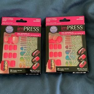 imPress Press-On Manicure Nail Designer Kit (Merry & Bright - #BIPKD050X) 2 PK